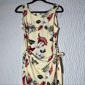 Iolani medium floral yellow dress
